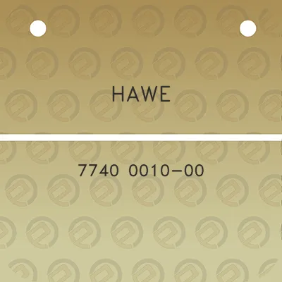 hawe-7740-0010-00