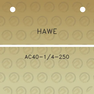 hawe-ac40-14-250