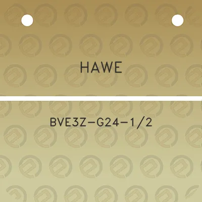 hawe-bve3z-g24-12