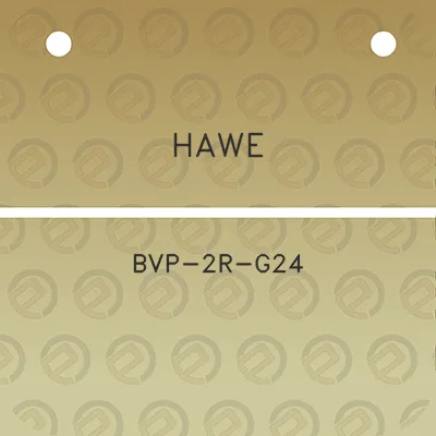 hawe-bvp-2r-g24