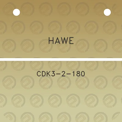 hawe-cdk3-2-180