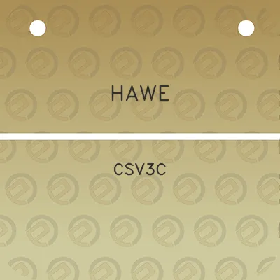 hawe-csv3c