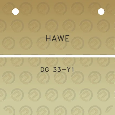 hawe-dg-33-y1