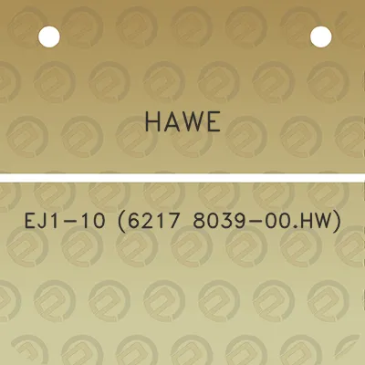 hawe-ej1-10-6217-8039-00hw