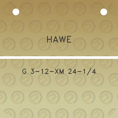 hawe-g-3-12-xm-24-14