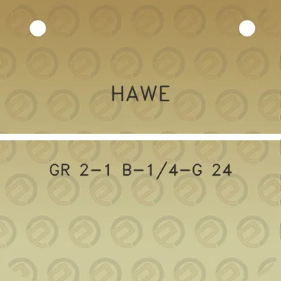 hawe-gr-2-1-b-14-g-24