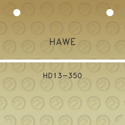 hawe-hd13-350