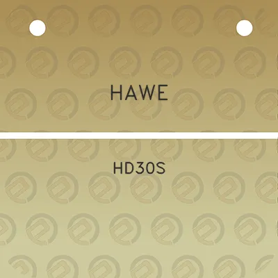 hawe-hd30s