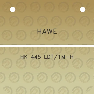 hawe-hk-445-ldt1m-h