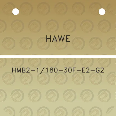 hawe-hmb2-1180-30f-e2-g2