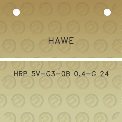 hawe-hrp-5v-g3-0b-04-g-24