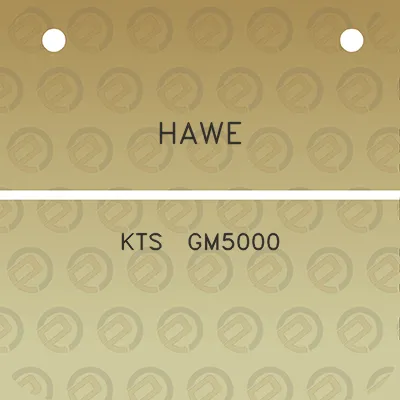 hawe-kts-gm5000