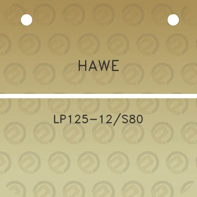 hawe-lp125-12s80