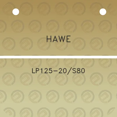 hawe-lp125-20s80