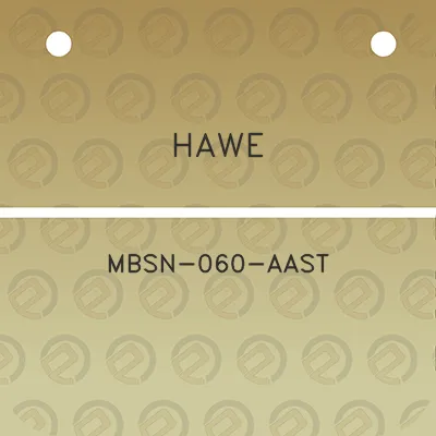 hawe-mbsn-060-aast