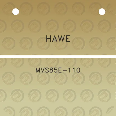 hawe-mvs85e-110