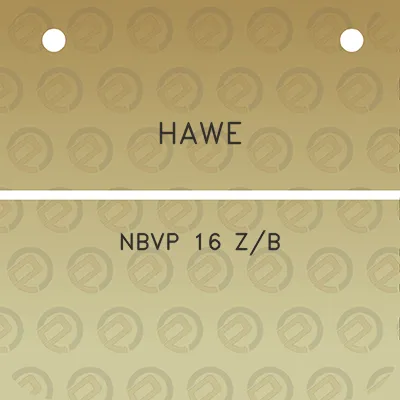 hawe-nbvp-16-zb