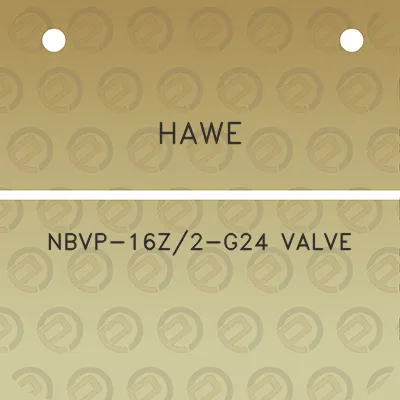 hawe-nbvp-16z2-g24-valve