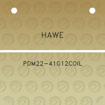 hawe-pdm22-41g12coil