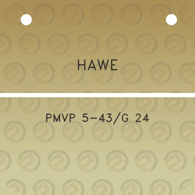 hawe-pmvp-5-43g-24