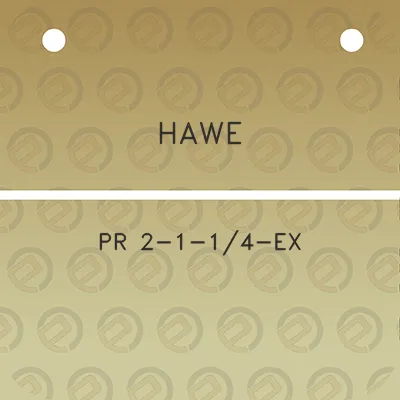 hawe-pr-2-1-14-ex