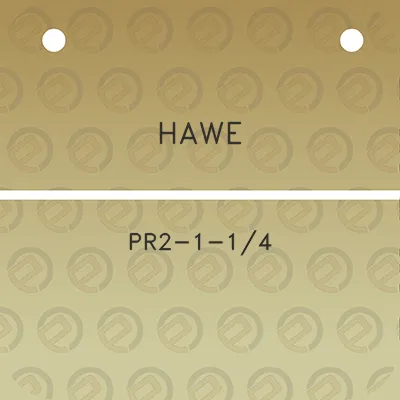 hawe-pr2-1-14