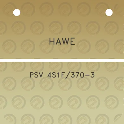 hawe-psv-4s1f370-3