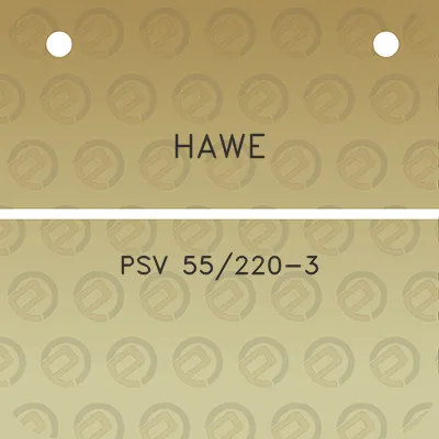 hawe-psv-55220-3