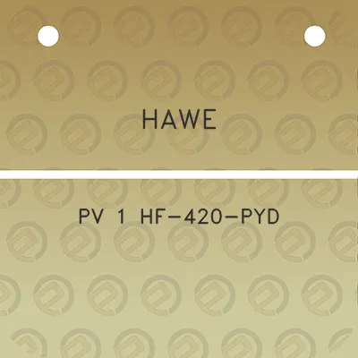 hawe-pv-1-hf-420-pyd