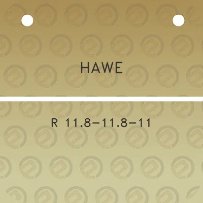 hawe-r-118-118-11