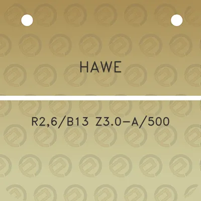 hawe-r26b13-z30-a500