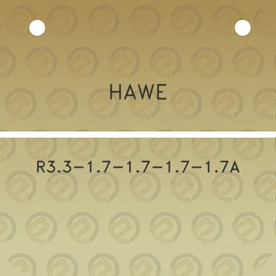 hawe-r33-17-17-17-17a