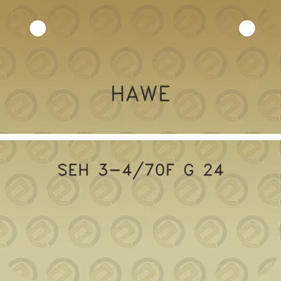 hawe-seh-3-470f-g-24