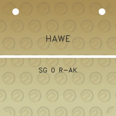 hawe-sg-0-r-ak