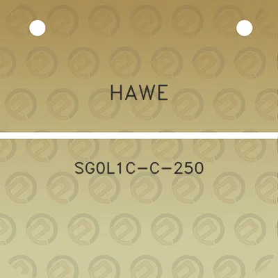 hawe-sg0l1c-c-250