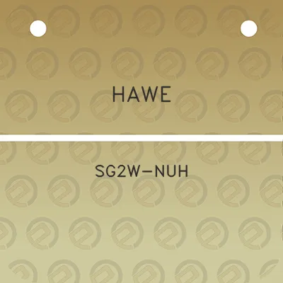 hawe-sg2w-nuh