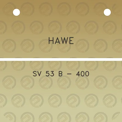 hawe-sv-53-b-400