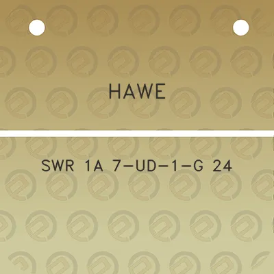 hawe-swr-1a-7-ud-1-g-24