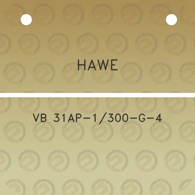 hawe-vb-31ap-1300-g-4