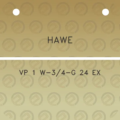 hawe-vp-1-w-34-g-24-ex