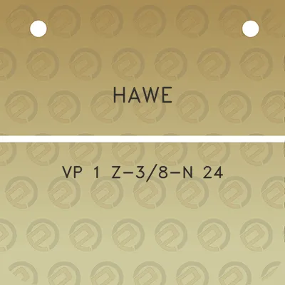 hawe-vp-1-z-38-n-24