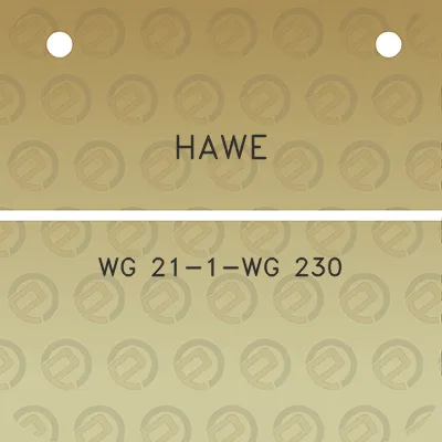 hawe-wg-21-1-wg-230