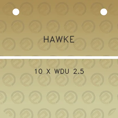 hawke-10-x-wdu-25