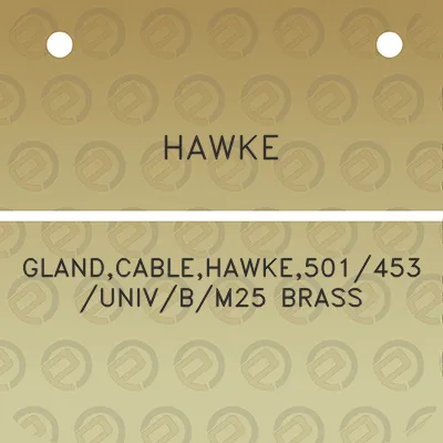 hawke-glandcablehawke501453univbm25-brass