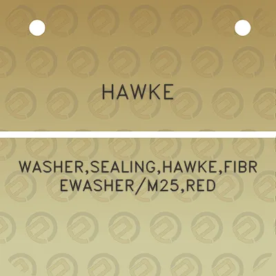 hawke-washersealinghawkefibrewasherm25red