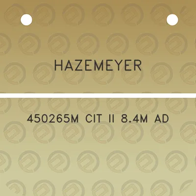 hazemeyer-450265m-cit-ii-84m-ad