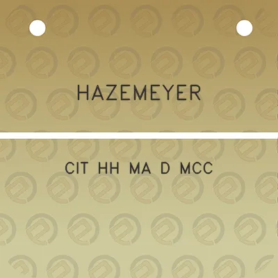 hazemeyer-cit-hh-ma-d-mcc