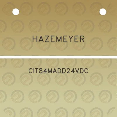 hazemeyer-cit84madd24vdc