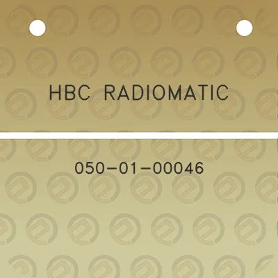 hbc-radiomatic-050-01-00046