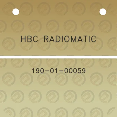 hbc-radiomatic-190-01-00059